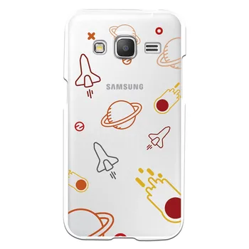 

WP018 Space costume drawing stand case for Samsung Galaxy Core Prime