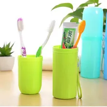 Дорожная портативная спринцовка, креативная зубная щетка, чашка, герметичная стирка, содержащая туалетные принадлежности для ванной комнаты, набор аксессуаров