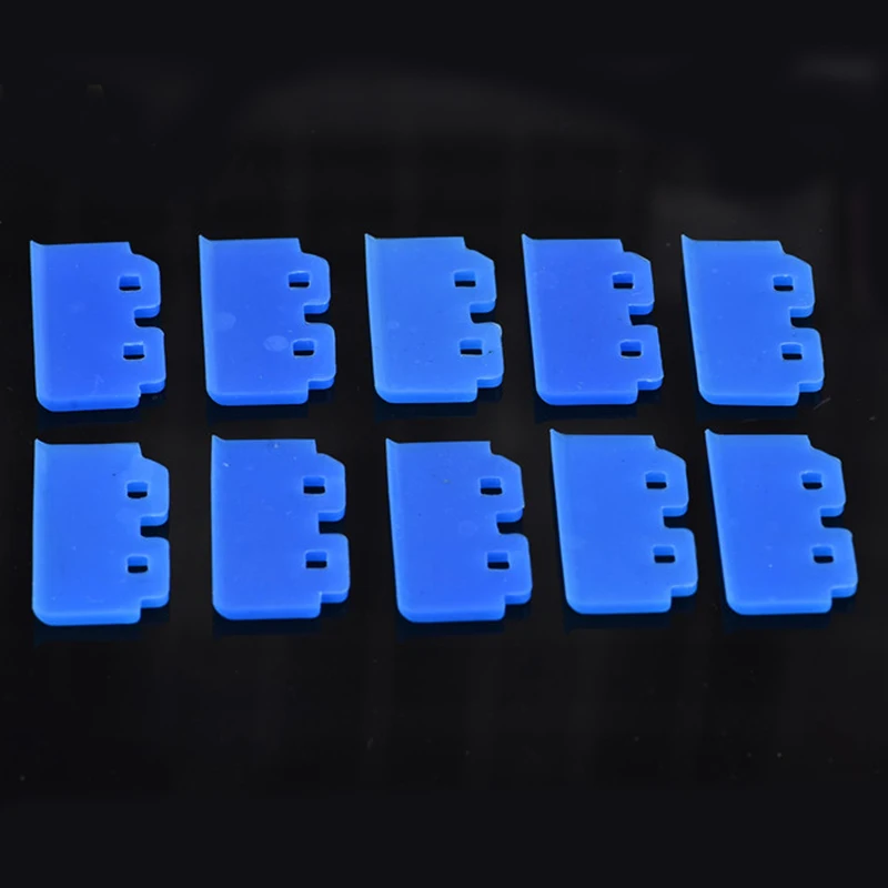 10 قطعة ممسحة شفرة لإبسون ميماكي JV33/CJV30/JV150/JV300 DX5 DX7 رولان موتوه طابعة رأس الطباعة الأزرق ممسحة