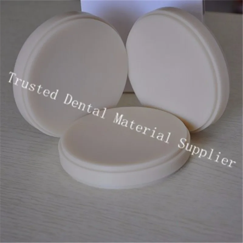Najtaniej 5 sztuka OD98 * 18MM laboratorium dentystyczne materiałów PMMA bloki puste miejsca CAD CAM Wieland System Dental PMMA dysku A1, A2, A3, przezroczysty