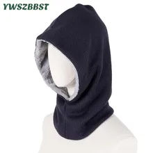 Chapeau à capuche tricoté unisexe, chaud, ensemble d'écharpe, bonnet d'automne pour femmes et hommes, écharpe d'équitation coupe-vent pour l'extérieur, nouvelle collection hiver