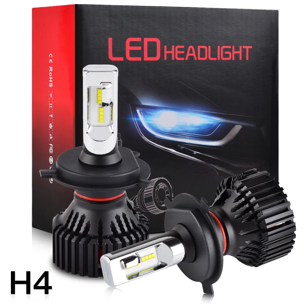

NICECNC 2PCS Car LED Headlight H4 9003 HB2 Hi-Low Beam LED Bulb Headlamp Light Lamp For Toyota Yaris RS LE CE 2-Door 4-Door 2008