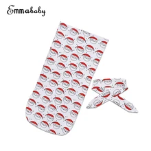 Пеленальное Одеяло для новорожденных девочек и мальчиков, новинка года, Детская пеленка для сна, муслиновая Пеленка, повязки на голову