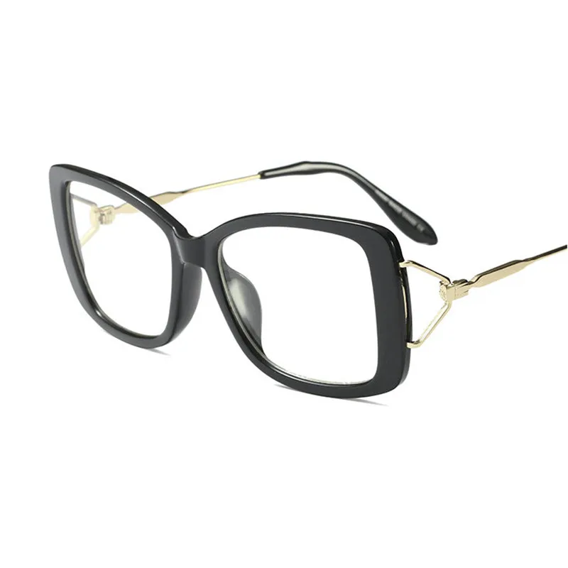 

2018 New Square Eye Glasses Frames for Men Brand Designer Female Grade Glasses Spectacle Frame Computer Prescription Eyewear FML