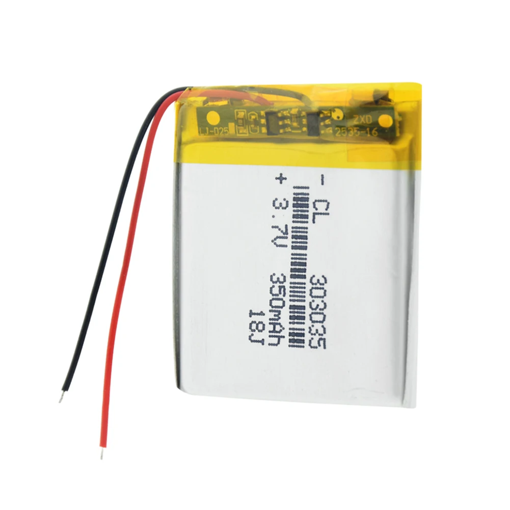 1/2/4x303035 3,7 v 350mAh литиево-ионная литий-полимерный аккумулятор Батарея PCM защищенный селфи-Палка с вождения Регистраторы локатор радио литий-полимерный аккумулятор