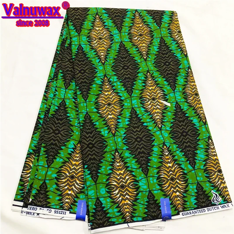 

Wedding gits for guests, Guaranteed high quality 100% cotton wax fabric african ankara wax veritable dutch wax fabric 6yards -LS