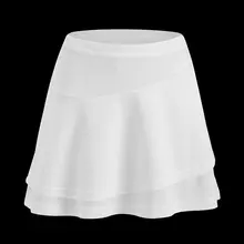 Женская и Девичья плиссированная теннисная юбка с шортами, многослойная юбка для бега, юбка для бадминтона, эластичная юбка с высокой талией и карманами, XS-3XL