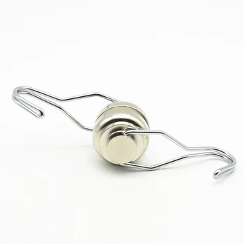 

Fridge Magnet Dia 25mm Magnetic Pots with 360 degree Hook 18kg Pulling Strong Holding Neodymium Magnets Door Organiser 4pcs
