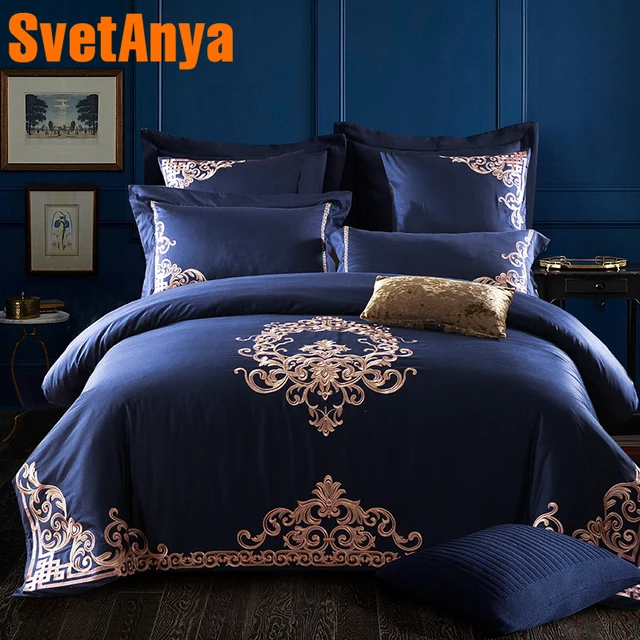 Cheap Svetanya American embroidered Bedclothes (flat sheet pillowcase Quilt cover) Bedding Sets Cheap Svetanya American embroidered Bedclothes (flat sheet pillowcase Quilt cover) Bedding Sets