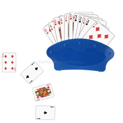 Игральные карты Держатели Ленивый покер база игра организовывает руки для легкой игры Рождество День рождения покер сиденье игральная