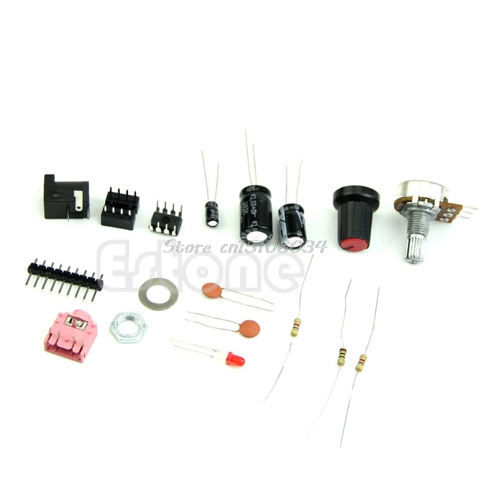 LM386 супер плата мини-усилителя 3 V-12 V DIY Kit Запчасти и Компоненты S08 и Прямая поставка