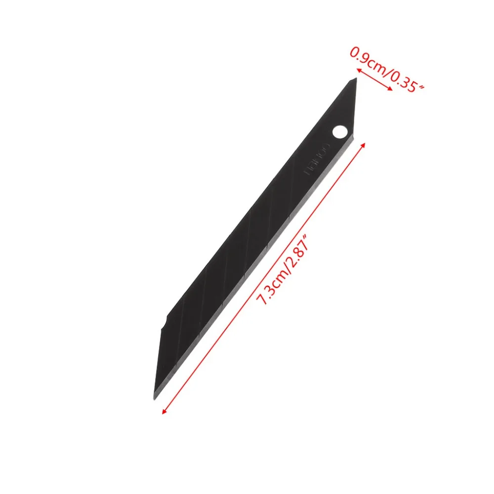 10 шт 30 градусов выхватить Сменное бритвенное лезвие Лезвия 9 мм бритья нож для ножей Инструменты из углеродистой стали NB-39