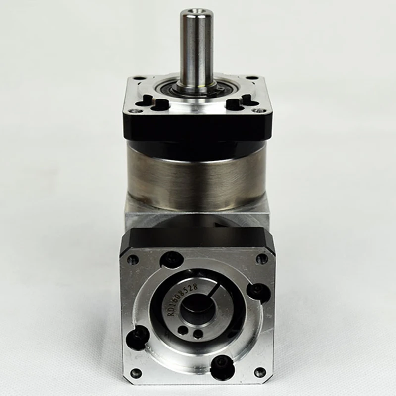 US $129.00 Right Angle 90 Degree Planetary Gear Reducer 10 Arcmin Ratio 31 To 101 For NEMA23 Stepper Motor Input Shaft 14inch 635mm