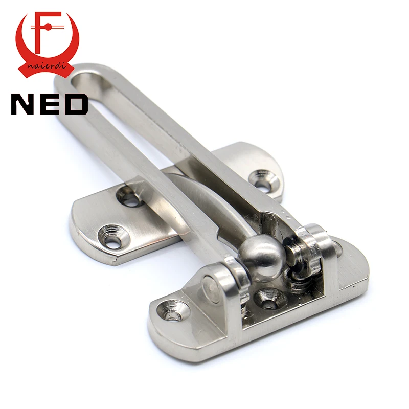Ned5122 Zinc Alloy Hasp Latch Lock Door Chain Simple Antitheft Clasp