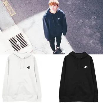 

KPOP Seventeen woozi Black Hooded sweatshirts Harajuku Streetwear fashion Sweatershirt Unisex Casual Hoodies Women/Men clothes