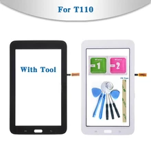 三星銀河タブ 3 Lite の 7.0 SM-T110 SM-T111 T110 T111 タブレットタッチスクリーンフロントアウターガラスレンズパネル(China)