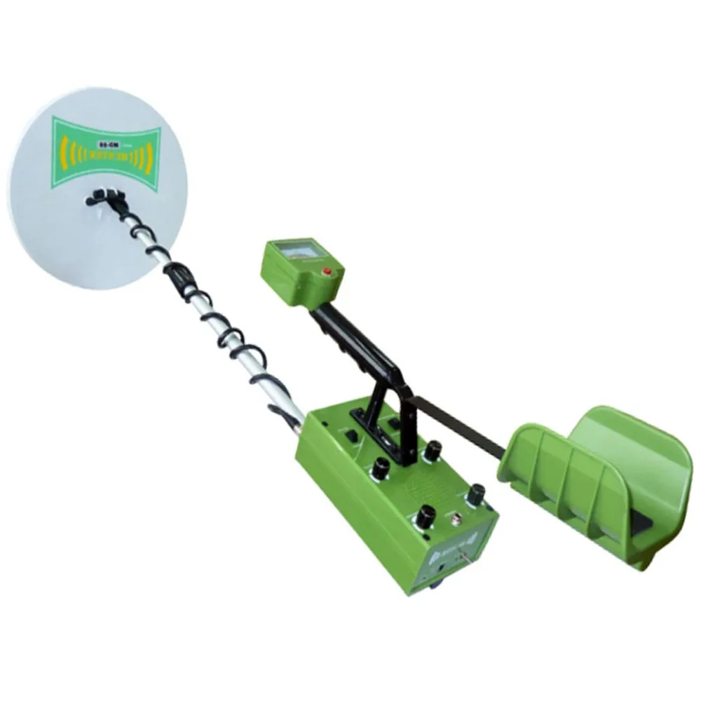 Underground gold metal detector with LCD,Max 5m detecting depth,rechargeable battery,15"&12