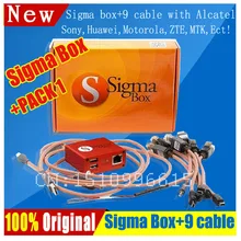 Оригинальная коробка sigma+ упаковка 1 активация+ 9 кабелей