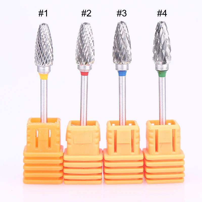 Manicure Milling Cutter for Manicure Carbide Nail Drill Bits Carbide Nail Rotary Bur