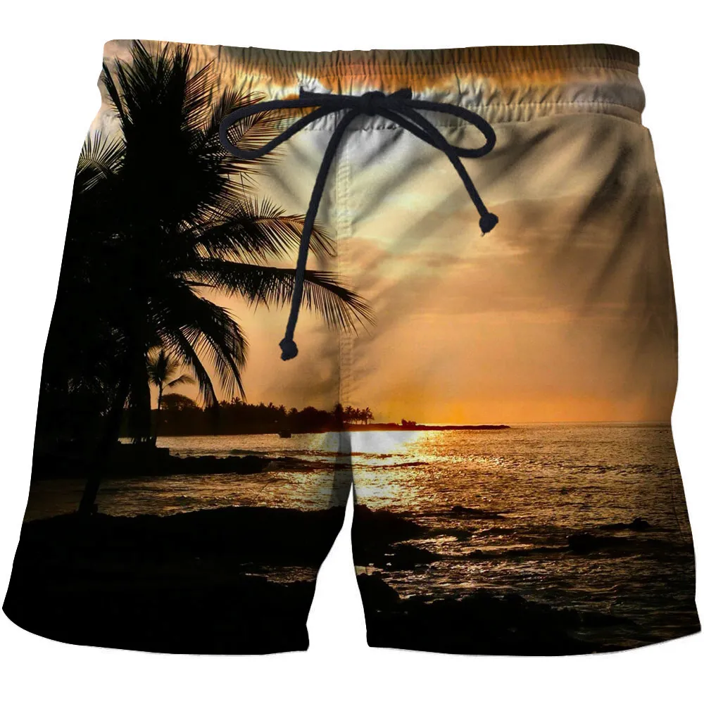 Мужские летние свободные шорты с объемным принтом для серфинга, пляжные шорты для бодибилдинга, дышащие мужские шорты, быстросохнущие брюки - Цвет: STKQ012