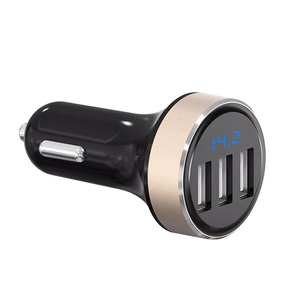 

5V 3.1A 3USB Car Charger 2 Port Cigarette Lighter Adapter USB Power Adapter Charger For All Smartphones