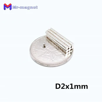 

500pcs 2x1 mm Neodymium magnet magne Strong Magnets Tiny Disc NdFeB Rare Earth For Crafts Models Fridge Sticking 2*1 2x1