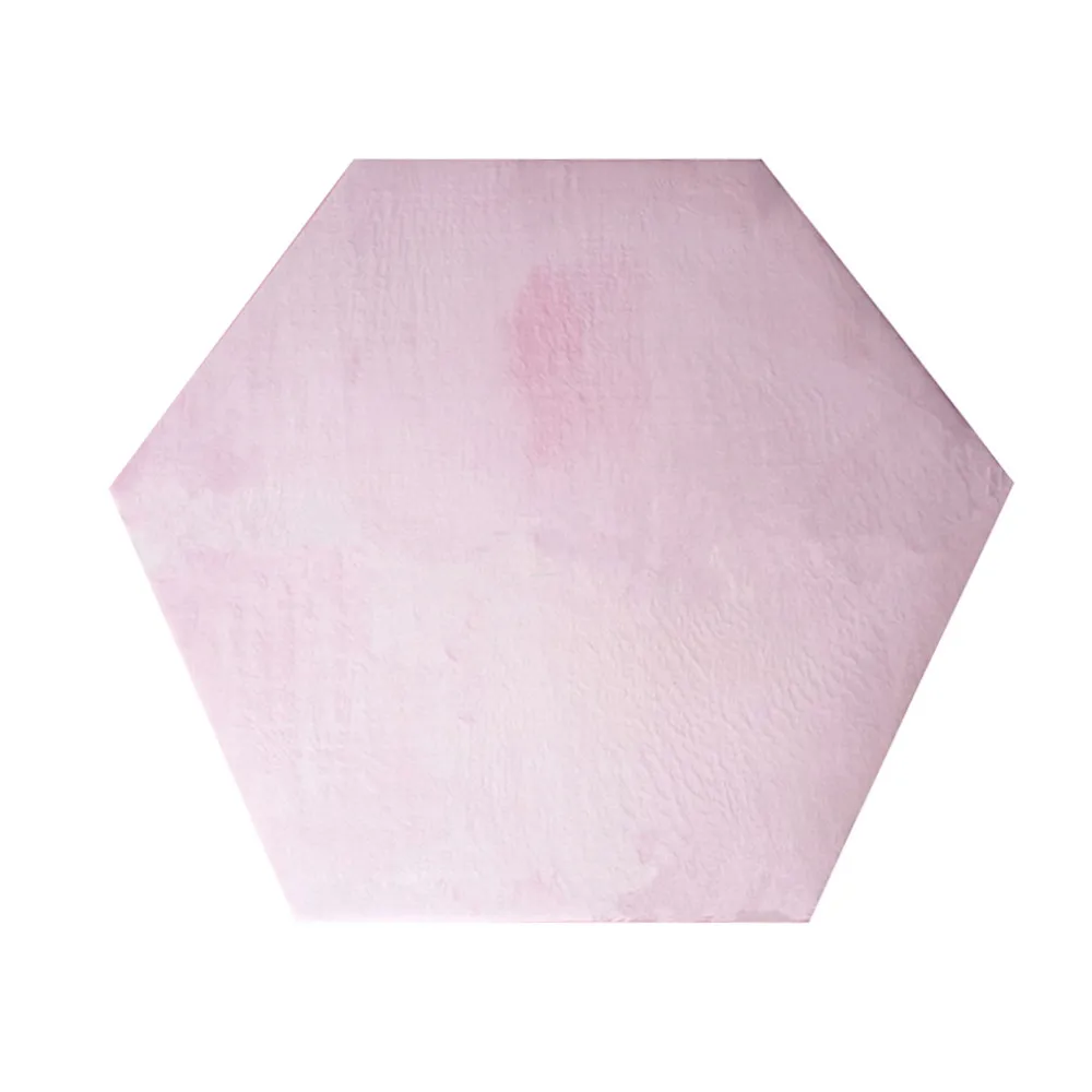 Коврик для детский домик для игр Игровая палатка мягкий коралловый флис розовый шестигранный ковер