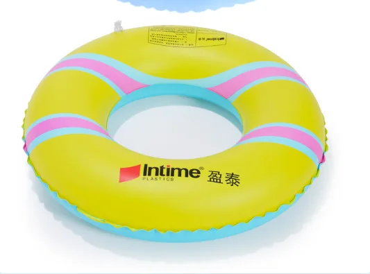 Новое поступление, летние надувные кольца для плавания с принтом пончика, утолщенный ПВХ, для детей, размер 90*90 см - Цвет: yt316 A