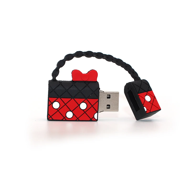 USB флеш накопитель 64 ГБ мультяшная Милая женская сумка Подарочная флешка 2 0 32 16 8 4