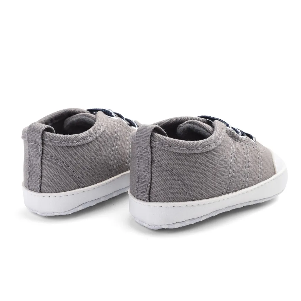 Детская спортивная обувь для детей повседневная обувь для девочек; весенняя одежда для маленьких Эластичная лента мягкая подошва Одноцветный холщовый обувь для малышей#5