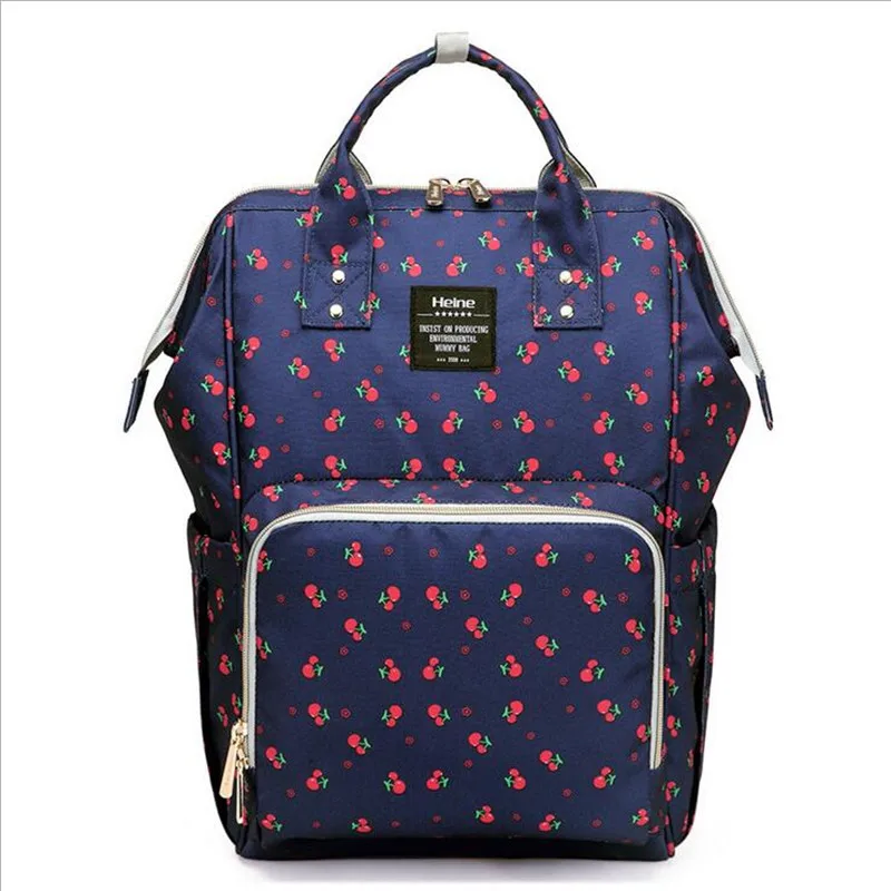 Fashion Mummy Maternity Baby Nappy Changing Diaper Bag Front Three Bottle Insulation Bags&Rear Anti-theft Bag&Tissue Paper Bags08