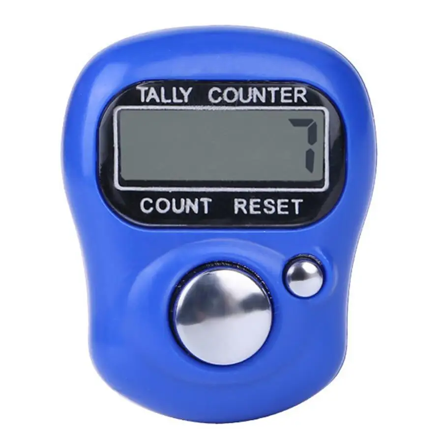 

Digital LCD Screen Display Small And Compact Design Electronic Finger Hand Ring Knitting Row Tally Counter 30 Mar 15 droship