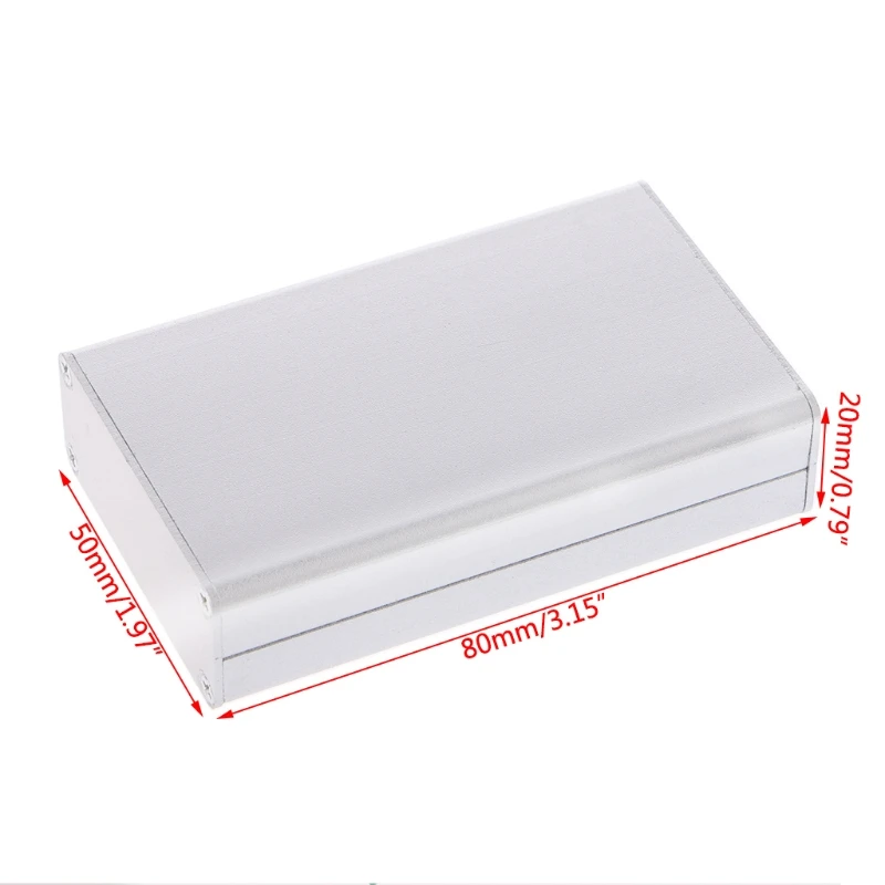 

Aluminum Project Box Enclosure Case Electronic DIY Instrument Case 80x50x20mm