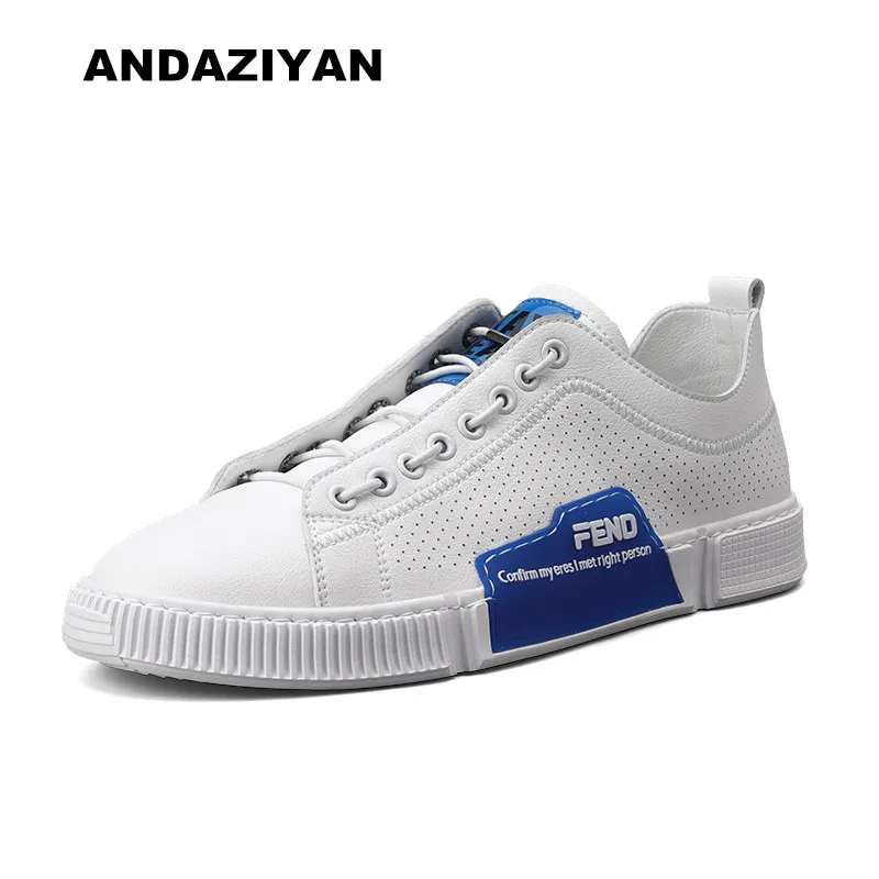 

2019 summer new perforated breathable casual shoes men shoes wild