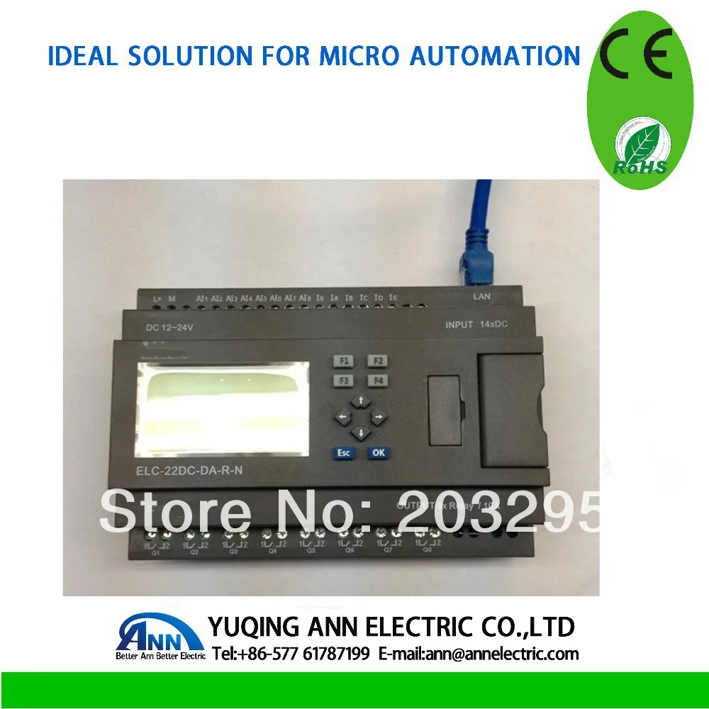 

PLC Ethernet PLC,ELC-22AC-R-N-HMI, ,Built-in Ethernet capability
