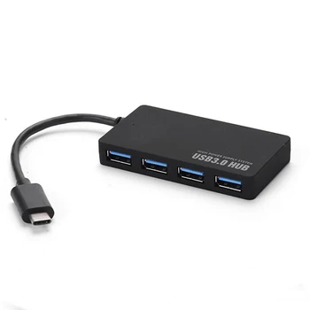 

New Ultrul Thin 4 in 1 USB-C TYPE-C To USB3.0 USB HUB Intergrator For Macbook / Matebook