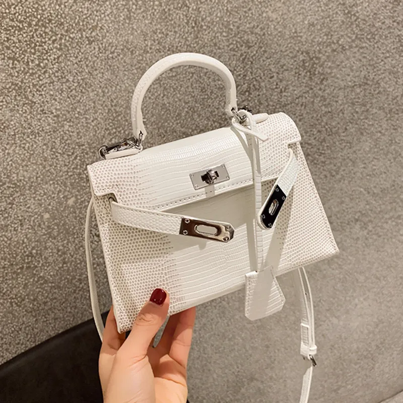 

2019 New Famous Designer Alligator Women Purses and Handbags Luxury Fashion Horizontal Mini Shoulder Messenger Bags