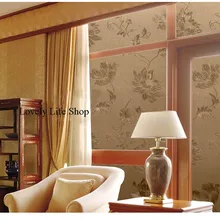 Top Grade Frosted Cling Gold Lotus High Security Bathroom Window/Door Glass Sticker Block Static Window clings 45-90cm*200cm