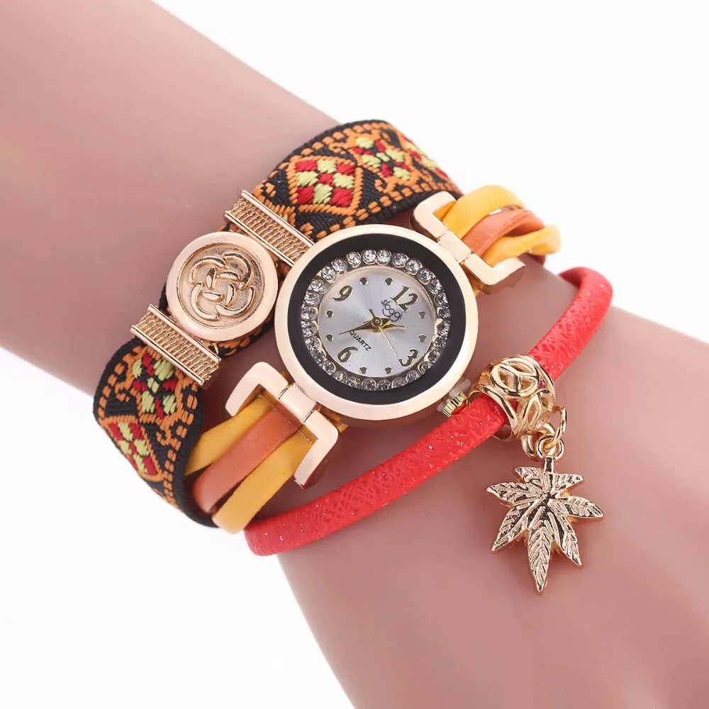 

2018 Bohemia Women Watch for Girl Watch Female Fashion Watches Diamond Bracelet Student Watches for Teenagers montre femme ZB020