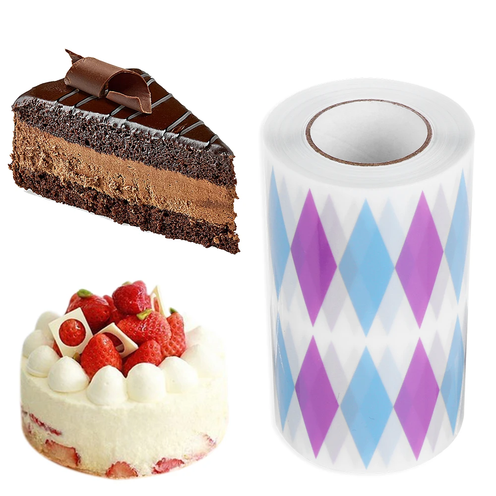 

New PP Transparent Clear Mousse Surrounding Edge Wrap Tape Baking Cake Collar Roll DIY Baking Tool Cake Decorating Tool
