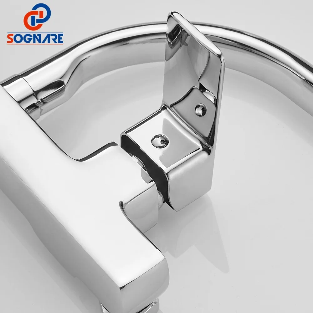  SOGNARE Wall Mounted Kitchen Faucet Single Handle Kitchen Mixer Taps Dual Holes Hot and Cold Water  - 32830711930