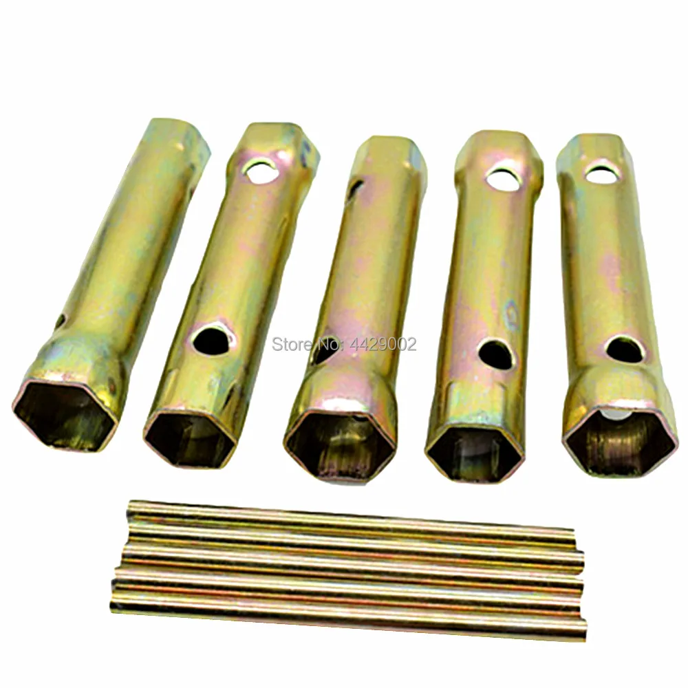 

5pcs Tubular Tube Box Wrench Spanners Set Metric Sockets Tubular Box Spanner 16mm-18mm Metric Deep Spark Plug Wrench Plumbing