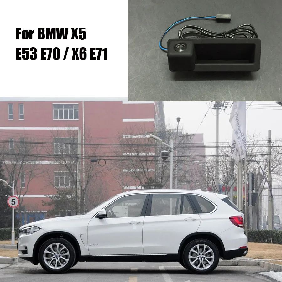 Thehotcakes авто зеркало заднего вида Камера для BMW X5 E53 E70/X6 E71/Обратный Камера/HD CCD RCA NTST PAL/рукоятка багажника oem