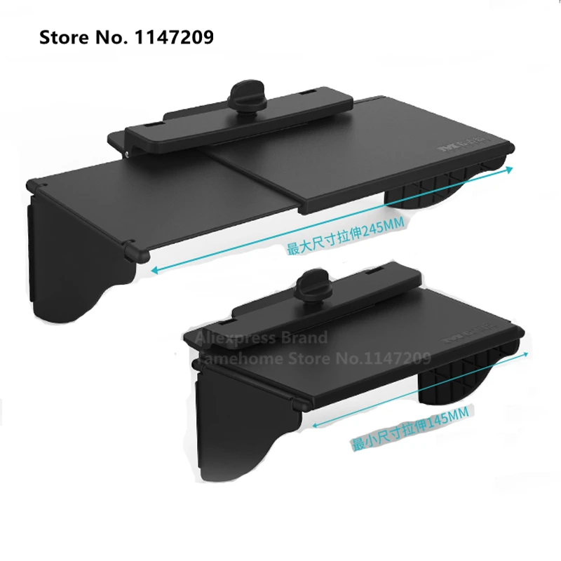 Flexible Auto font b Car b font Navigation Sun Shade visior 6 to 10inch light Shield
