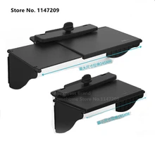 Гибкая авто навигации Защита от солнца Тенты visior 6 до 10 дюймов света щит DVD GPS ЖК-дисплей Экран капюшон Защита от солнца тени вставьте компакт-диск Порты и разъёмы 135-250 мм