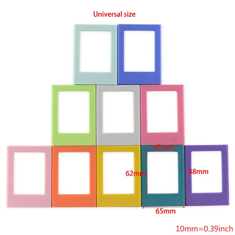 Мини красочные DIY магнитная фоторамка магнит на холодильник фоторамка для удерживания 3 дюймов фото