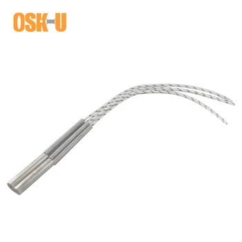 

2PCS Electric Heating Resistors Cartridge Heater Element 12mm Tube Diameter 220V Single End Electric Heating Tube Element