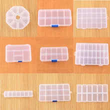 Регулируемые ювелирные изделия ожерелье прозрачный ящик для хранения Чехол держатель ремесло органайзер для бисера ювелирные изделия контейнер