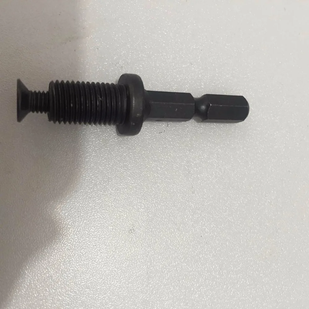 1/4 &quotшестигранный хвостовик адаптер 3/8&quot 24UNF наружная резьба w Обратный винт для
