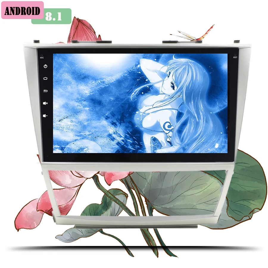 Perfect Android 7.1 Quad Core 8" Car DVD Player For Toyota Camry 2008-2011 GPS Navi Support ipod SD/USB Touch Screen Radio mp3 Bluetooth 0